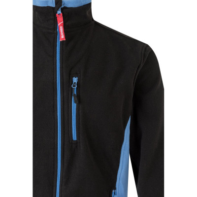 VL GERAS. Two-tone fleece jacket (220g/m²) in polyester (100)